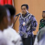 Sekretaris Daerah Kabupaten Bekasi, Dedy Supriyadi membuka seleksi calon anggota Pasukan Pengibar Bendera Pusaka (Paskibraka) tahun 2023 tingkat Kabupaten Bekasi, di Gedung Swatantra Wibawa Mukti, Komplek Pemkab, Sukamahi, Cikarang Pusat, Kabupaten Bekasi, Kamis (9/3/2023